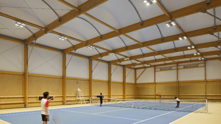 Indoor tennis court lighting - LED indoor flood lights