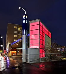 New Market station lighting in Auckland, New Zealand